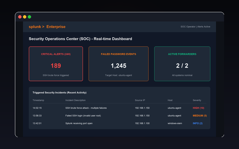 Splunk SOC Lab